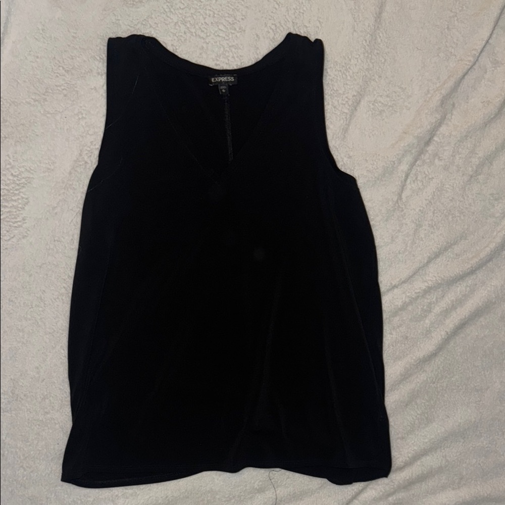 Express Women's Black Sleeveless Top